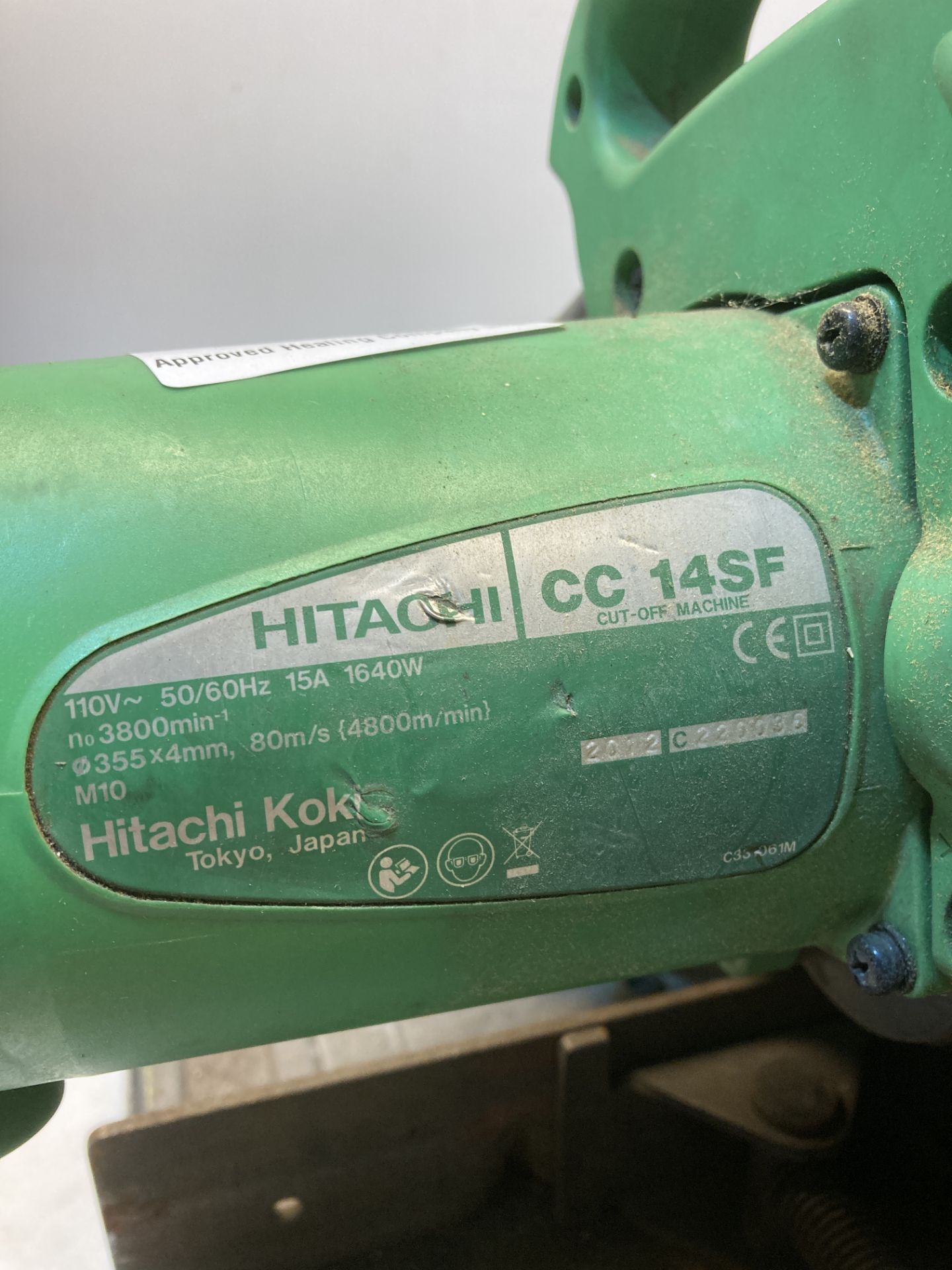 Hitachi CC 14SF Chop Saw | 110v - Image 2 of 5