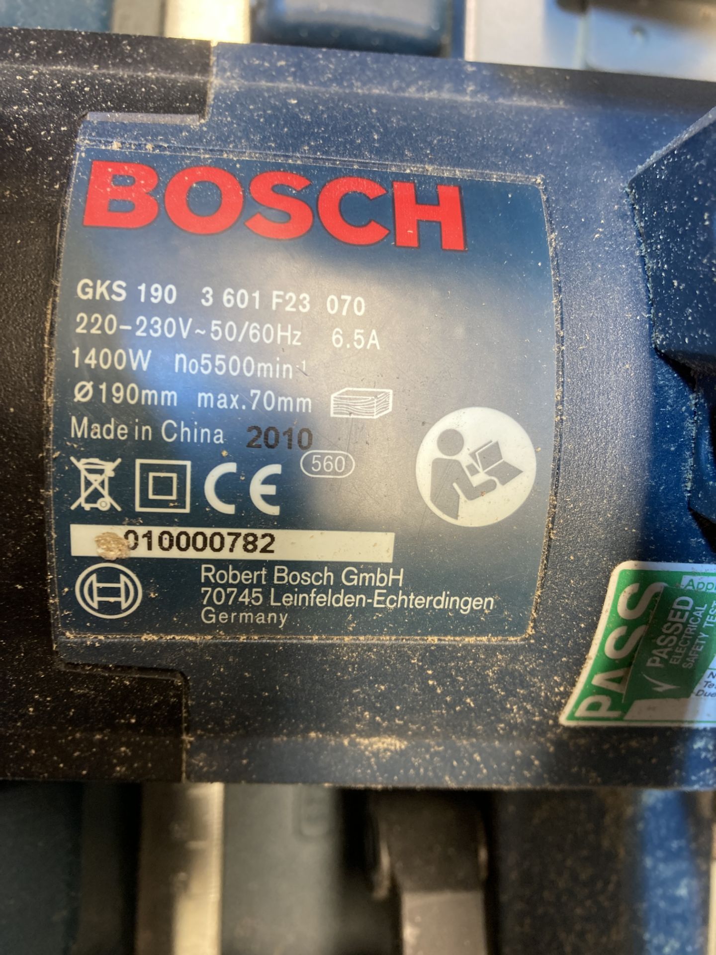 Bosch GKS 190 Circular Saw W/ Carry Case| 240v - Image 2 of 6