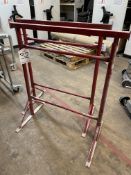 2 x Metal Trestle Stands - Approx Width: 970mm