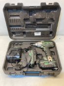 Kielder Type 18 Impact Wrench W/ 2 x Batteries & Charger| 1/2'' | 18v