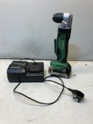 Hitachi DN 18DSL Angle Drill W/ 18v Battery & Charger