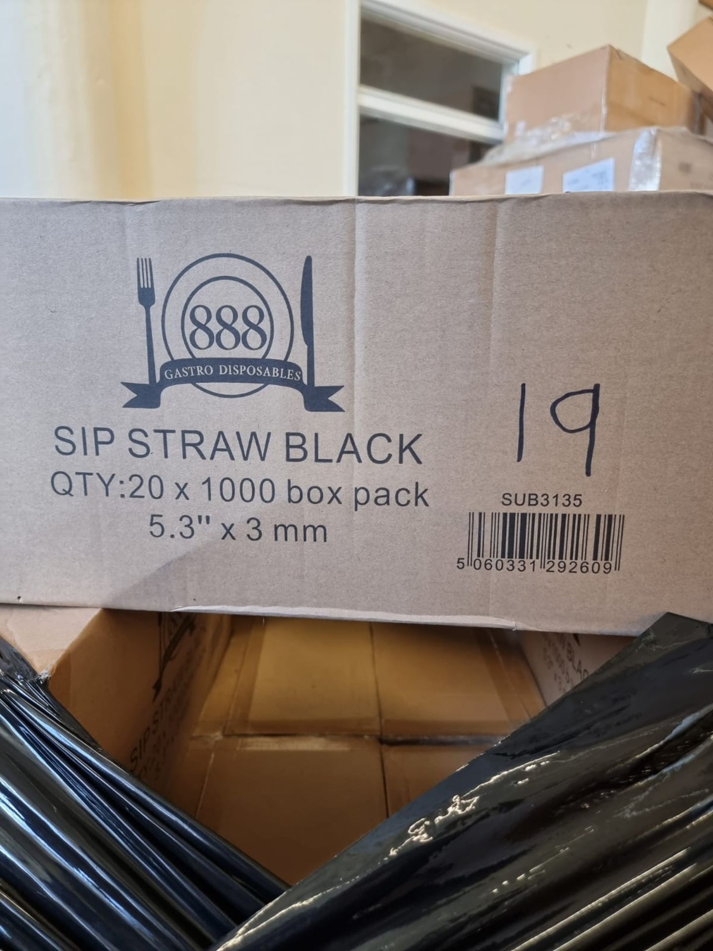 Approx 380,000 x Sip Straws | Black - Image 3 of 3