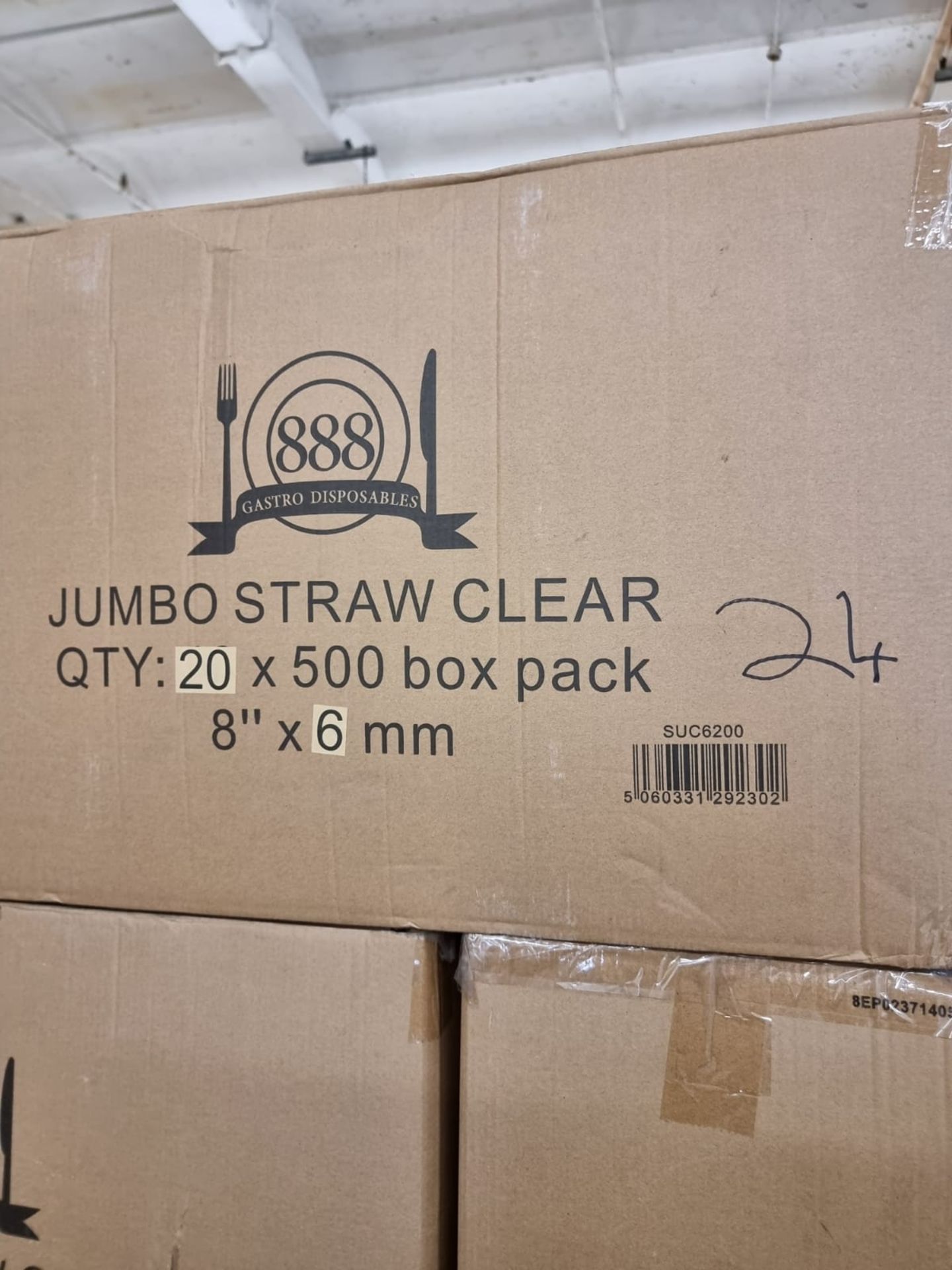 Approx 240,000 x 888 Disposables Jumbo Straws | Clear - Image 3 of 3