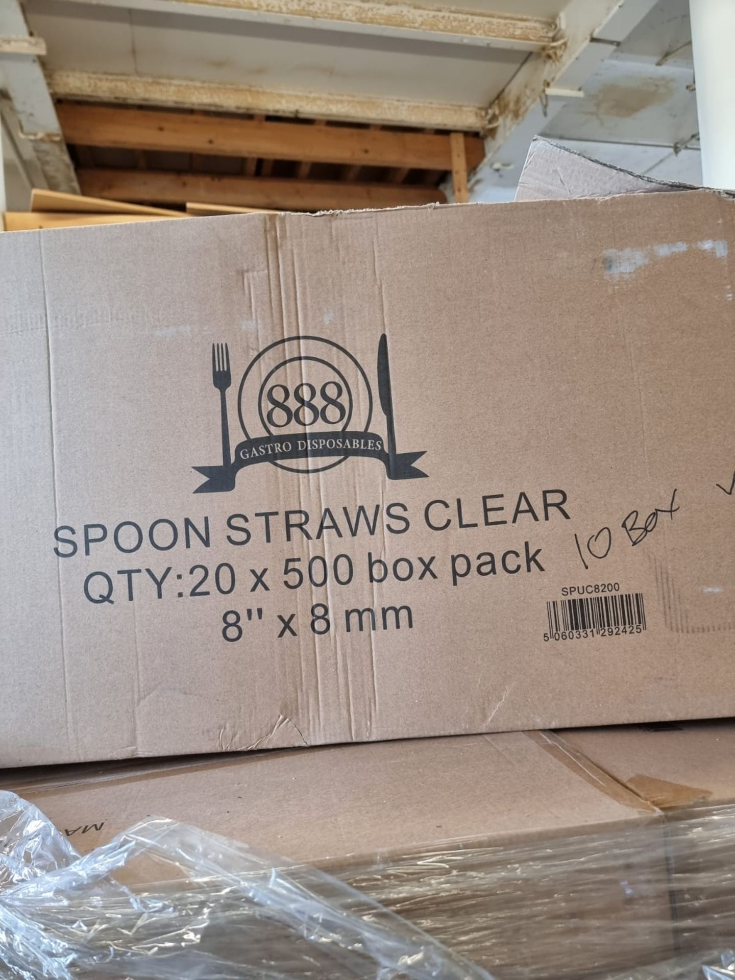 Approx 100,000 x Spoon Straws | Clear - Image 3 of 3