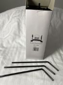Approx 290,000 x 8” 5mm Black Flexi straws in Display Box