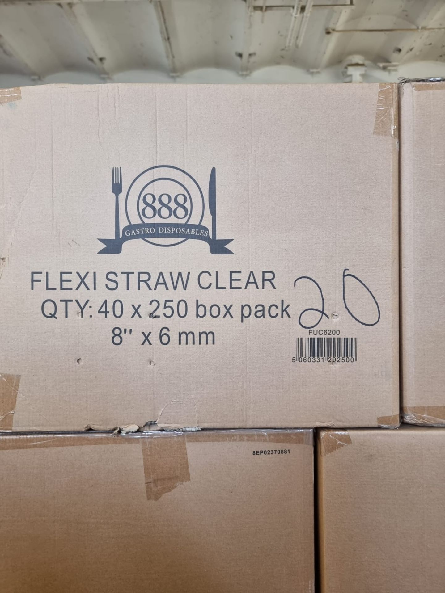 Approx 200,000 x 888 Disposables Flexi Straw | Clear - Image 5 of 5