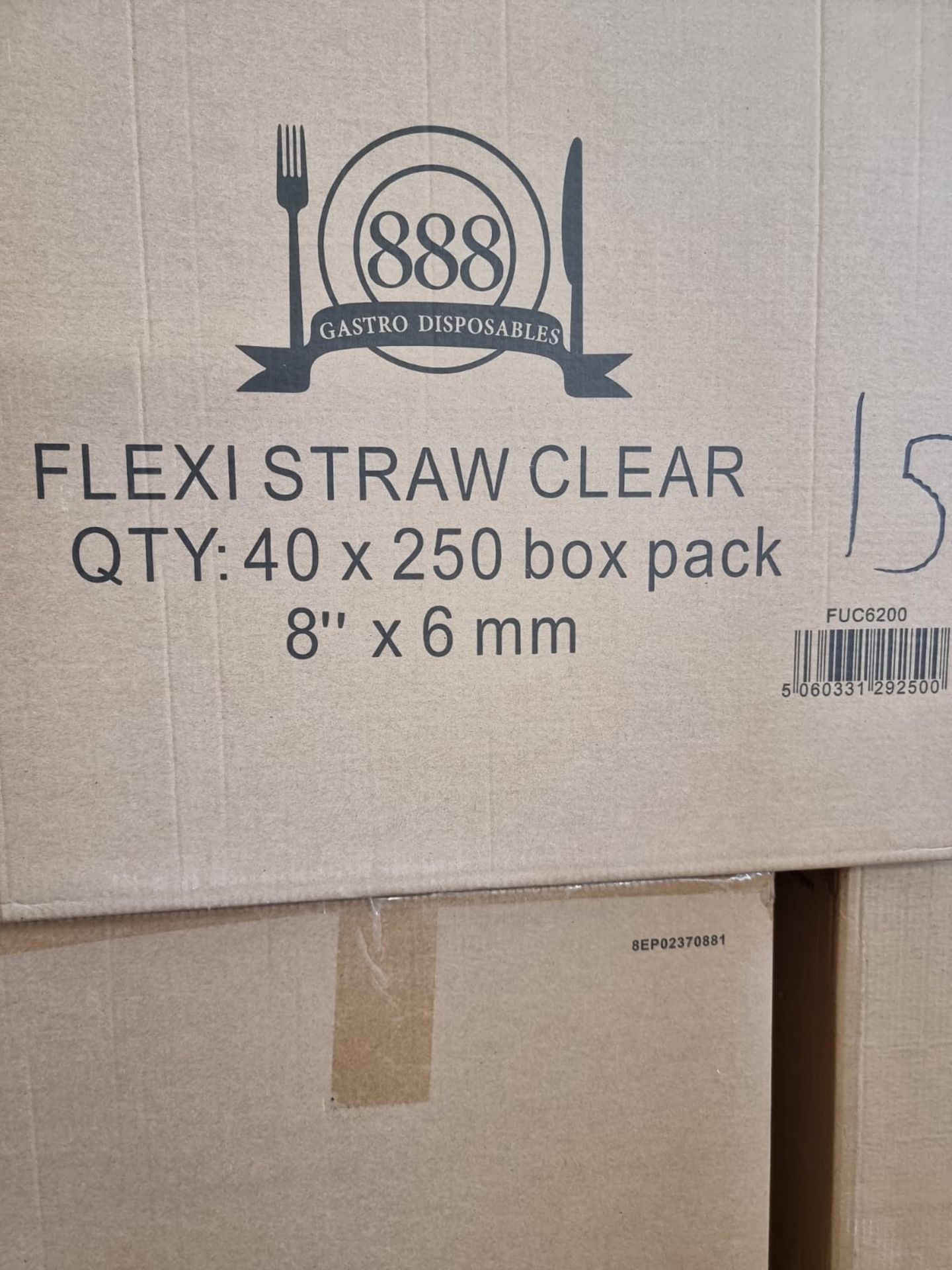 Approx 150,000 x 888 Disposables Flexi Straw | Clear - Image 5 of 5