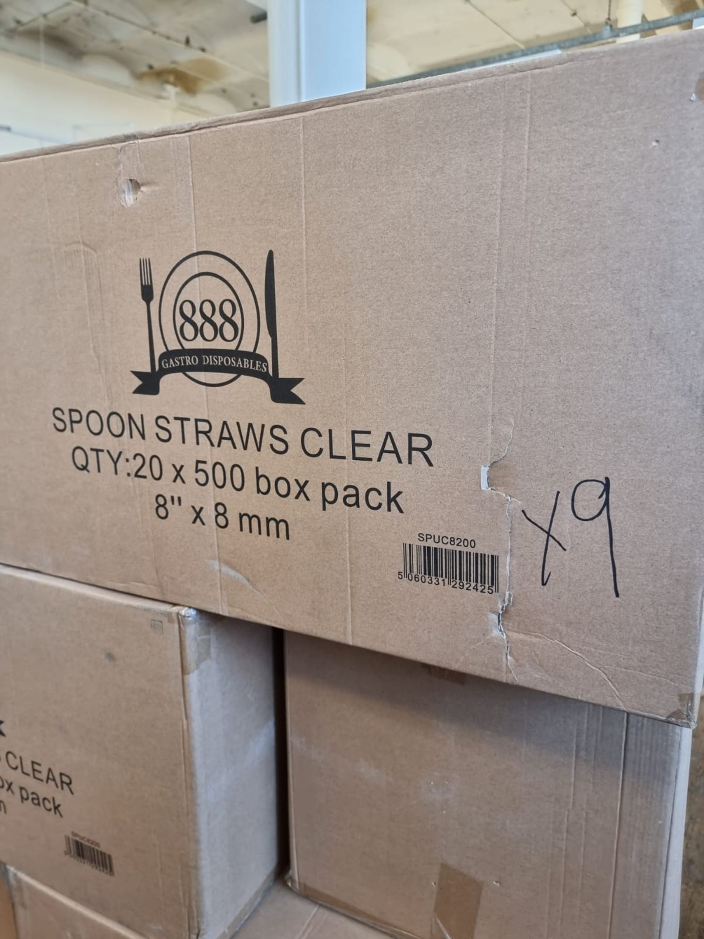 Approx 90,000 x Spoon Straws | Clear - Image 2 of 2