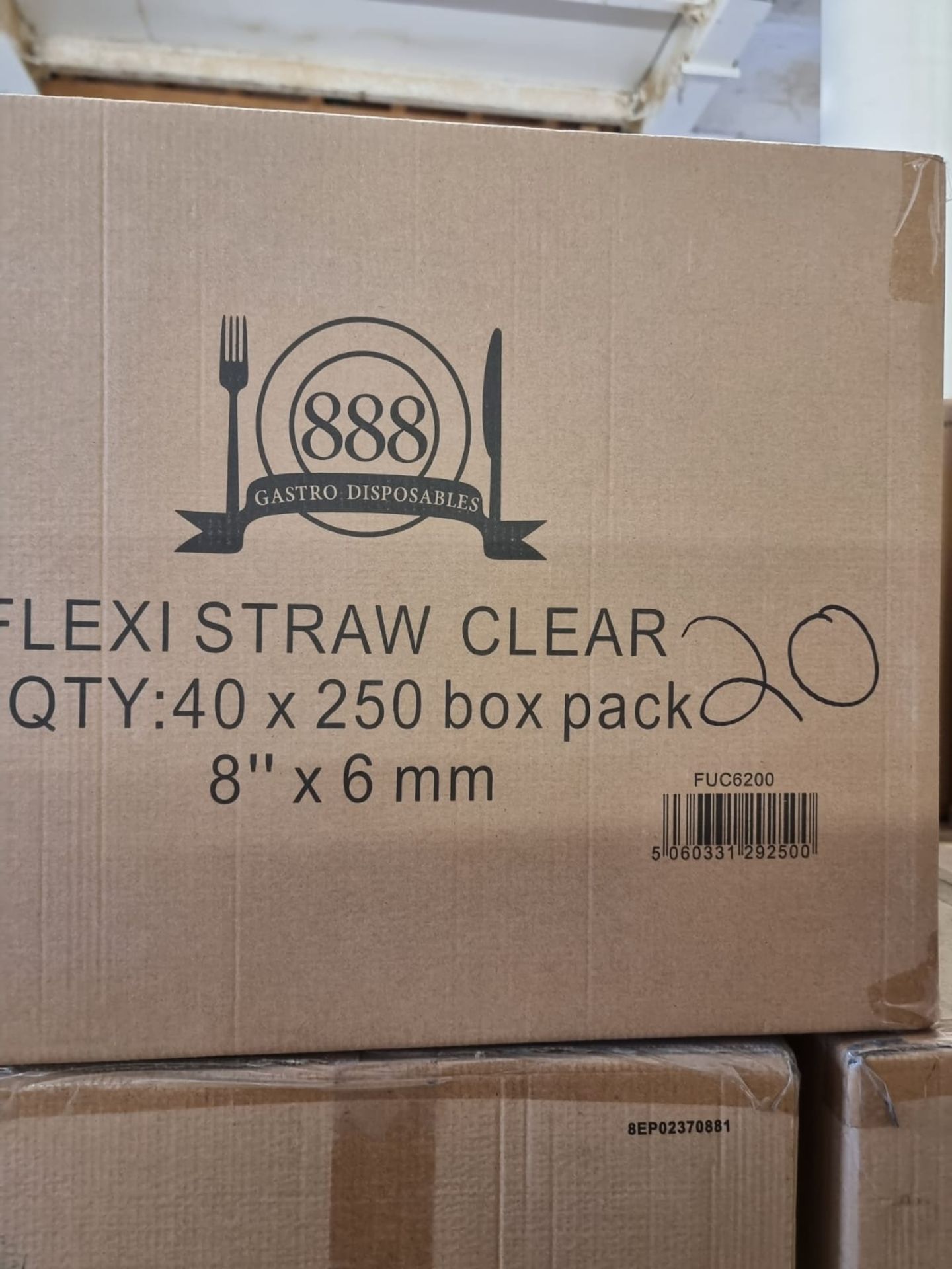 Approx 200,000 x 888 Disposables Flexi Straw | Clear - Image 5 of 5