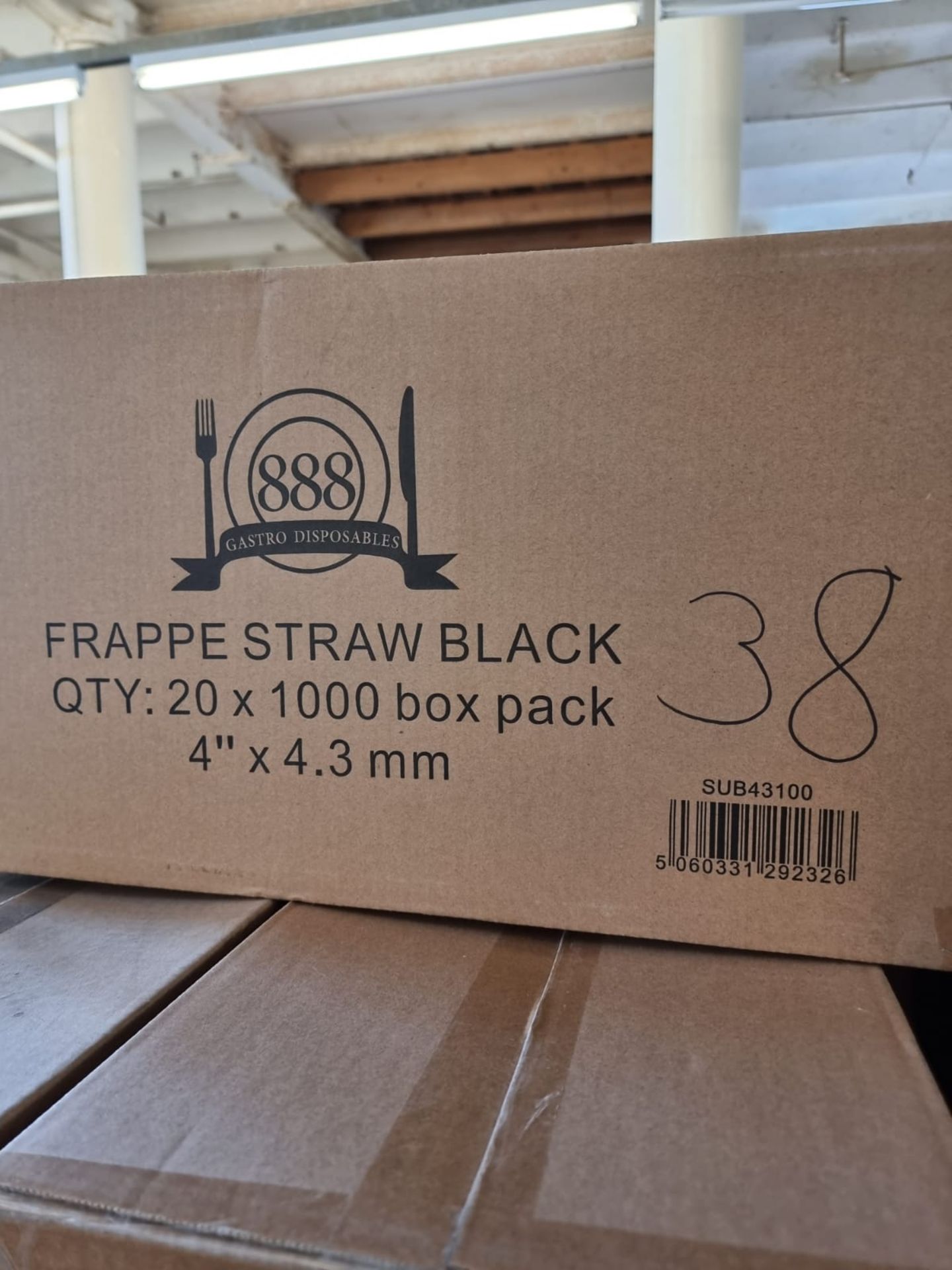 Approx 760,000 x Frappe Black Straws | Black - Image 2 of 2