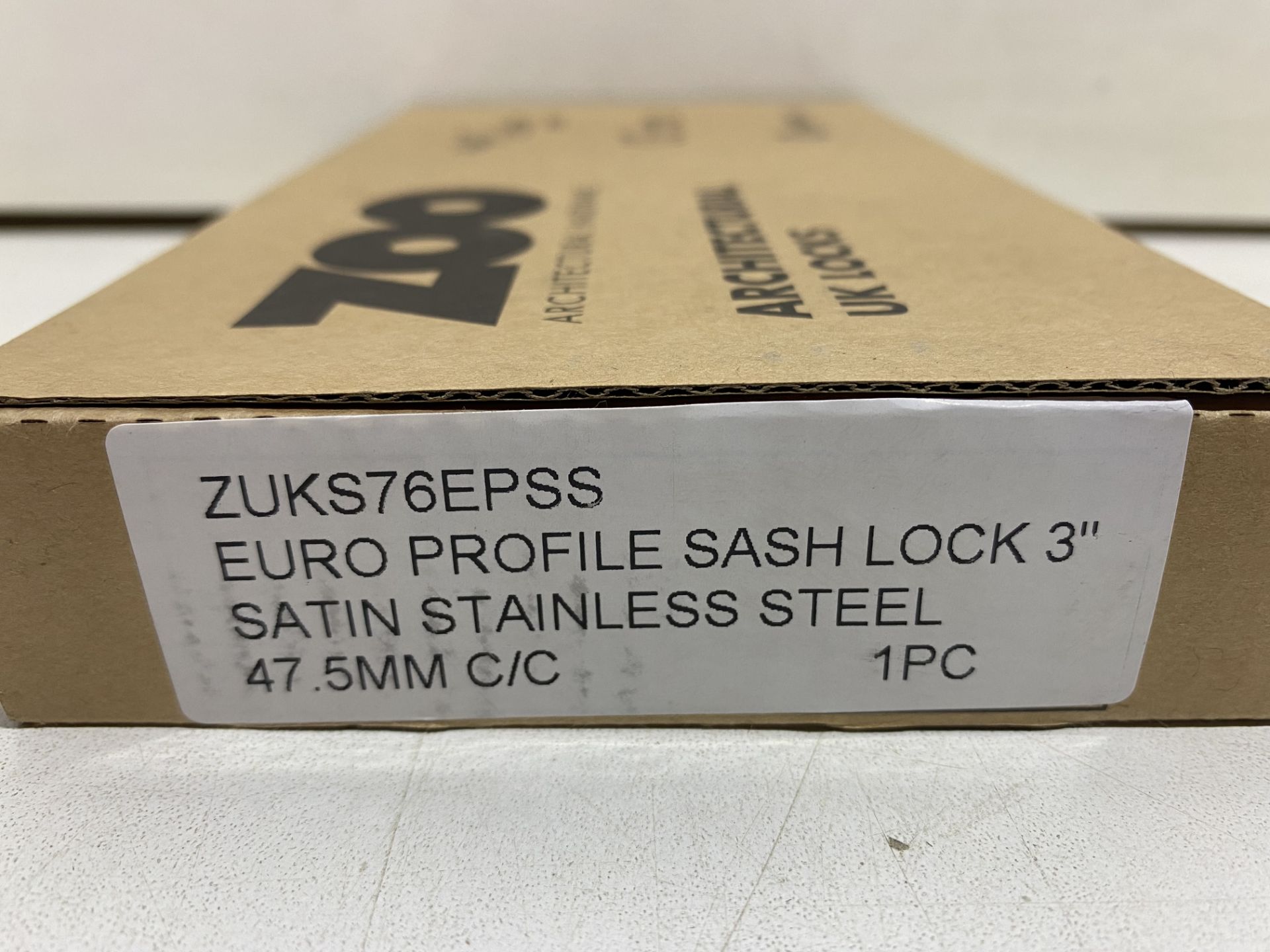 8 x Zoo Hardware ZUKS76EPSS Euro Profile Sash Lock 3" - Image 3 of 3