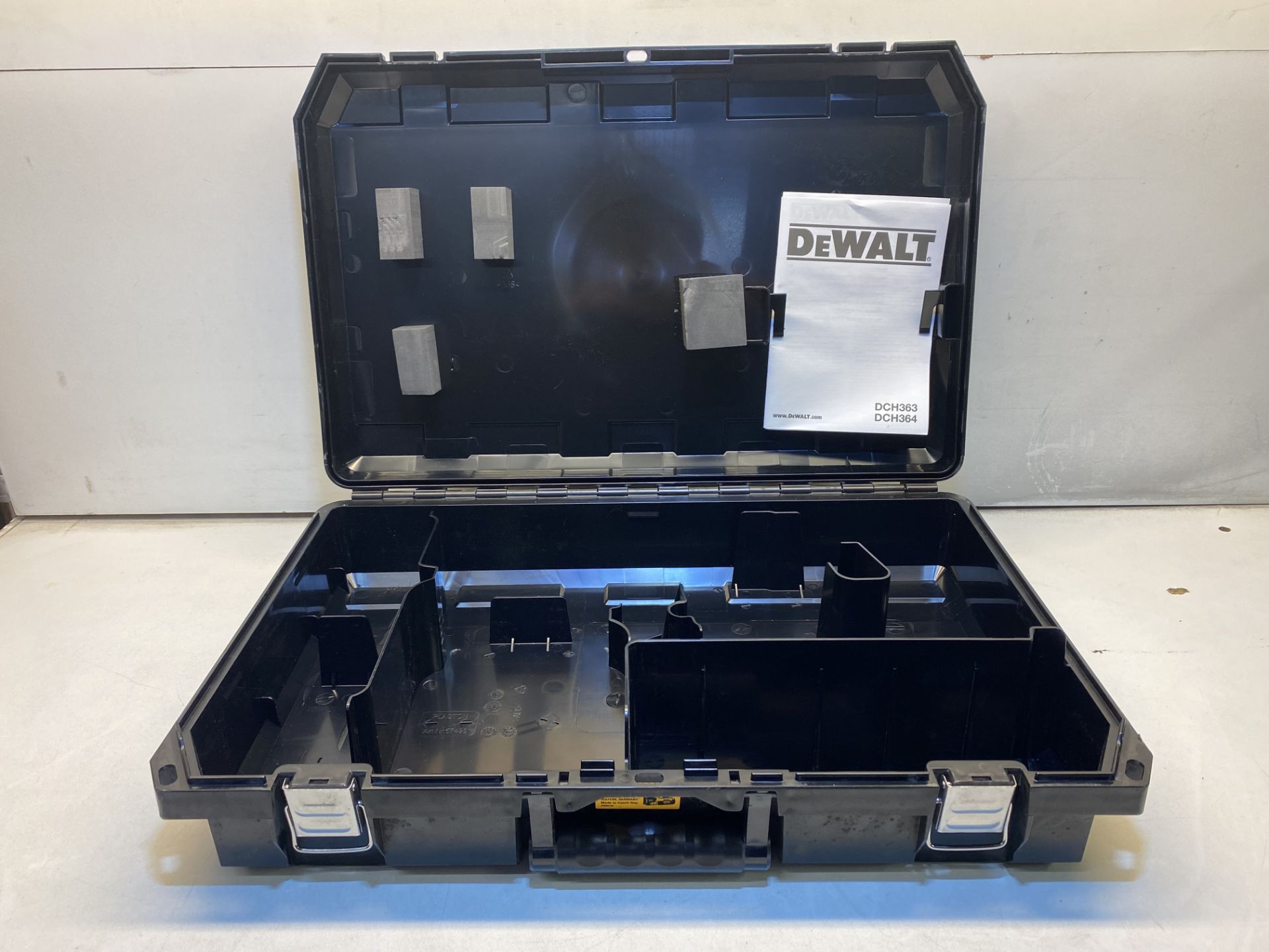 DeWalt DCH363 Cordless Hammer Drill Carry Case, Drill Not Included - Image 2 of 3