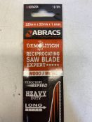 5 x Abracs EXPERT 225mm x 22mm x 1.6mm Demolition Blade - Heavy Duty Cut (3 pack)