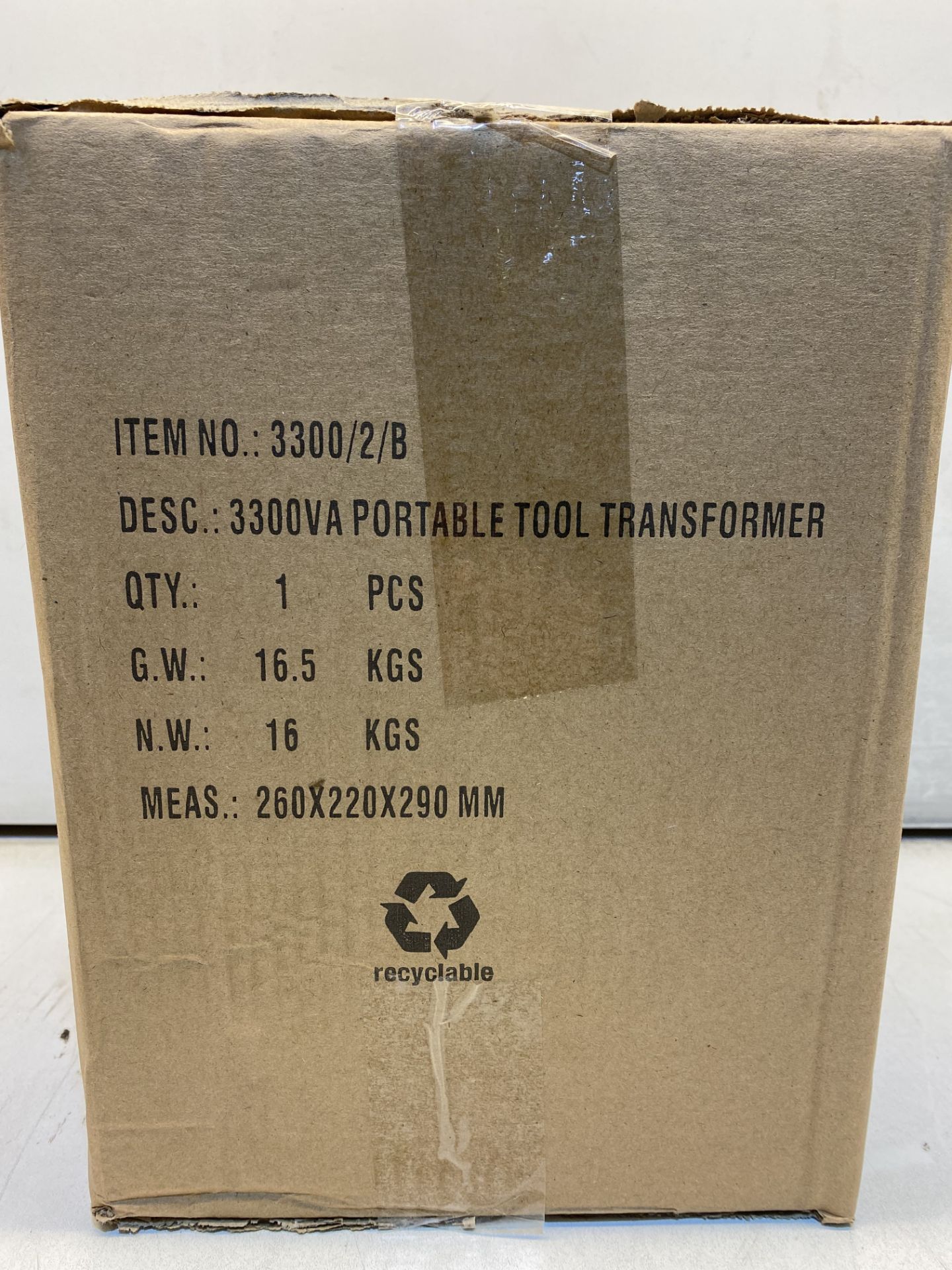 Briticent Site Electrics 3300VA Portable Tool Transformer | RRP £60 - Image 2 of 2