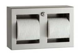 Bobrick B-3588 Double Toilet Roll Holder | RRP £216