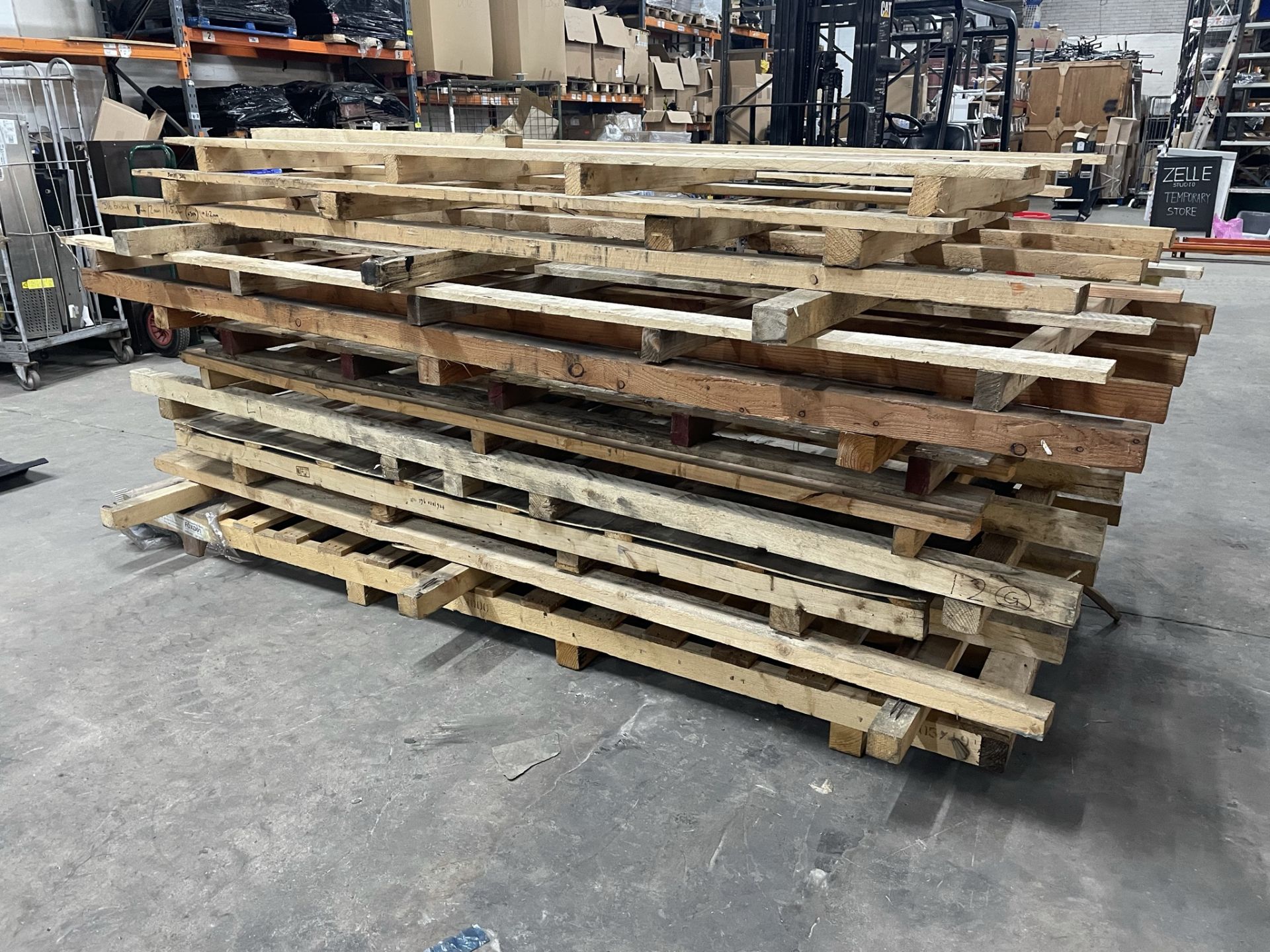 11 x Wooden 'Machinery' Pallets as per photos - Image 3 of 3