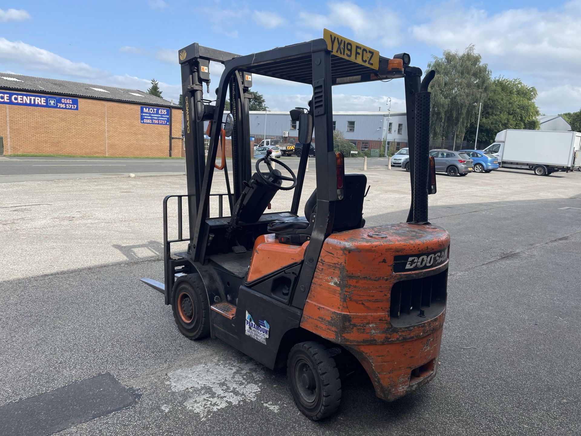 Doosan D18S-2 1.75 Tonne Diesel Forklift Truck w/ Sideshift | 8,123 Hours - Image 6 of 9