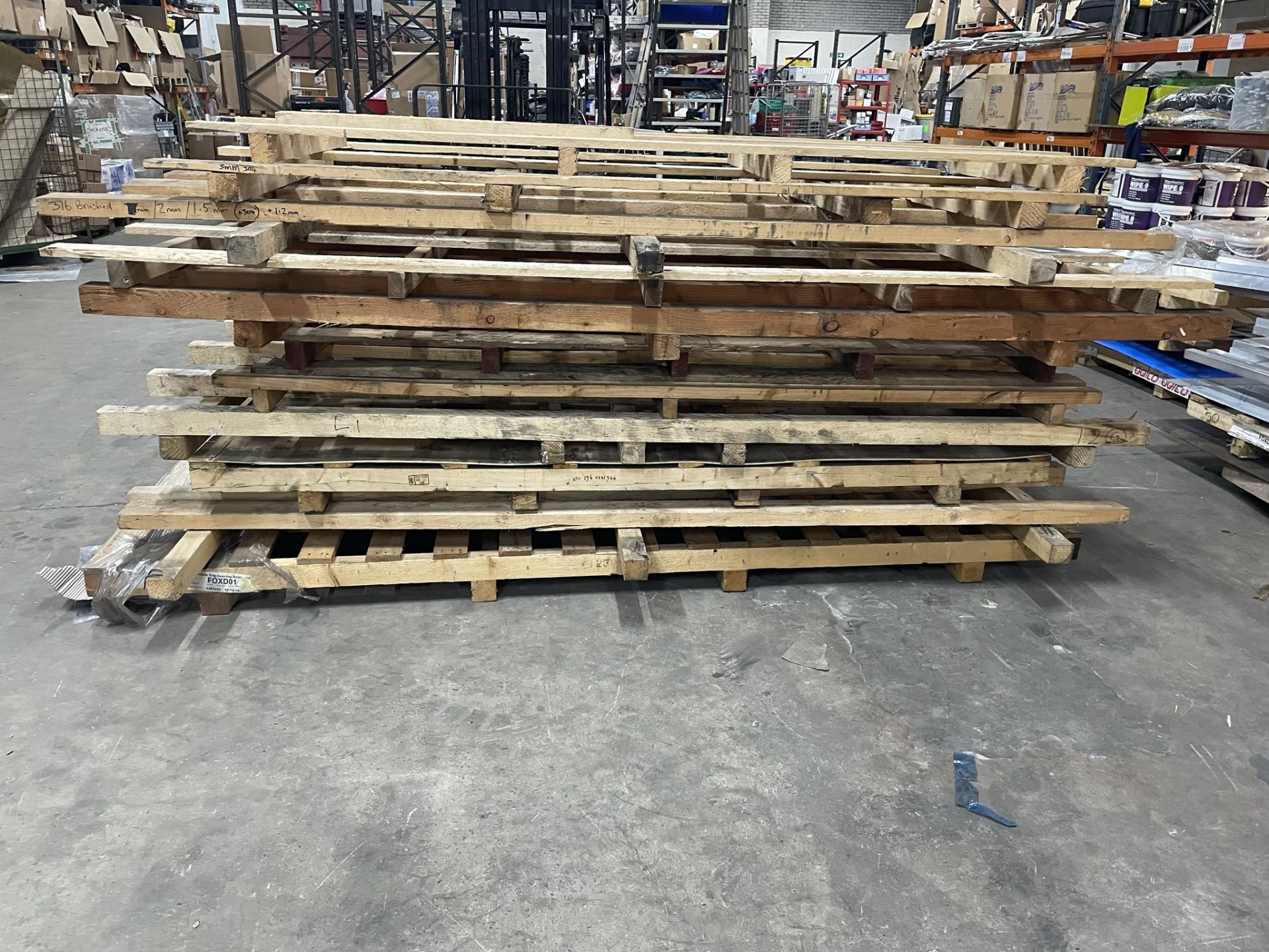 11 x Wooden 'Machinery' Pallets as per photos - Image 2 of 3