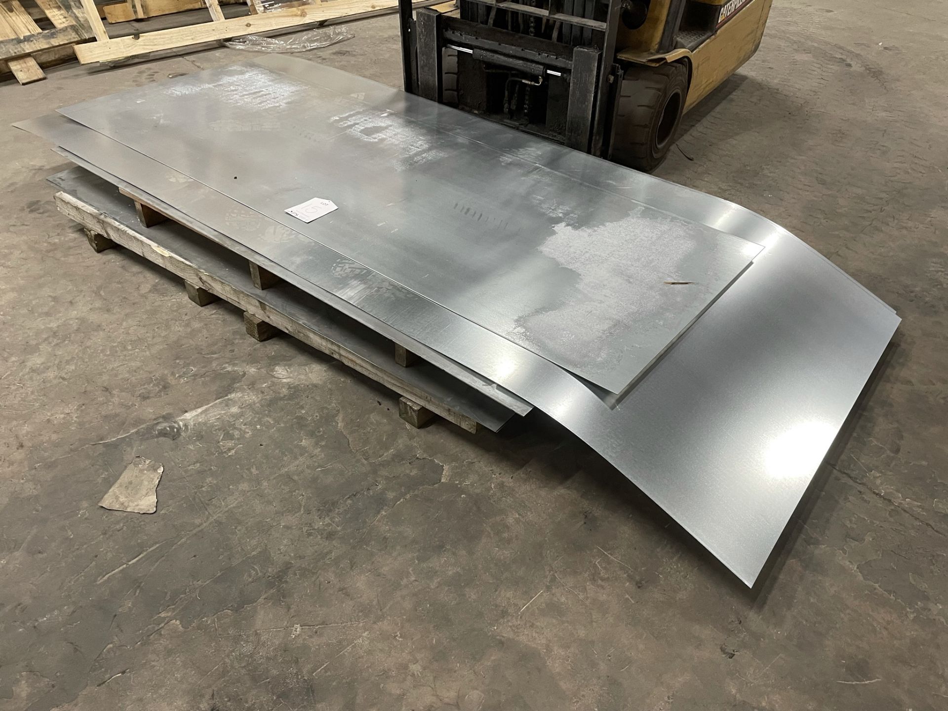 8 x 1mm Sheets of Galvanised Steel in Various Sizes | See Description - Image 2 of 5