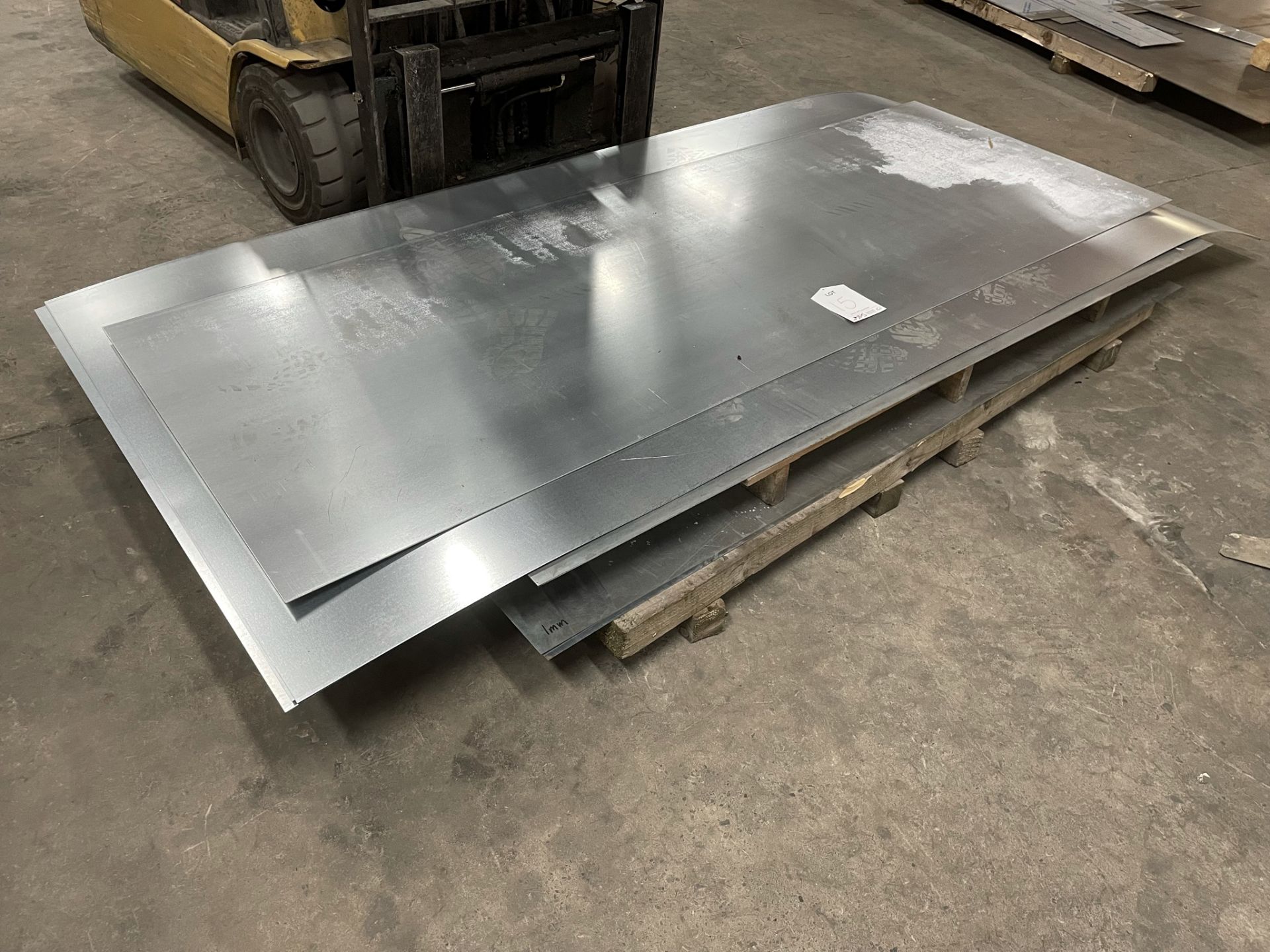 8 x 1mm Sheets of Galvanised Steel in Various Sizes | See Description