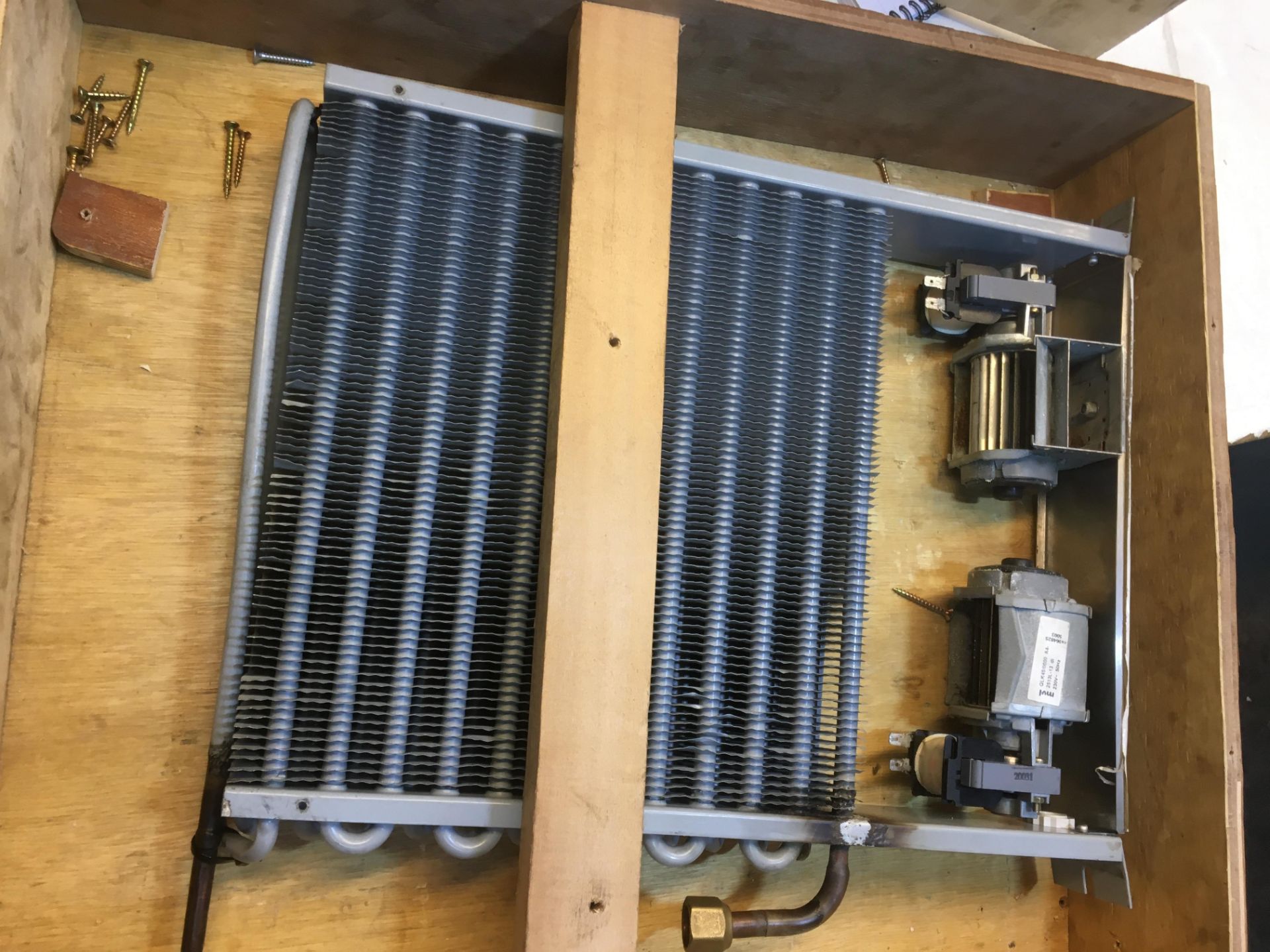 Scrap Refrigeration Parts Including Radiator Matrix Assembly