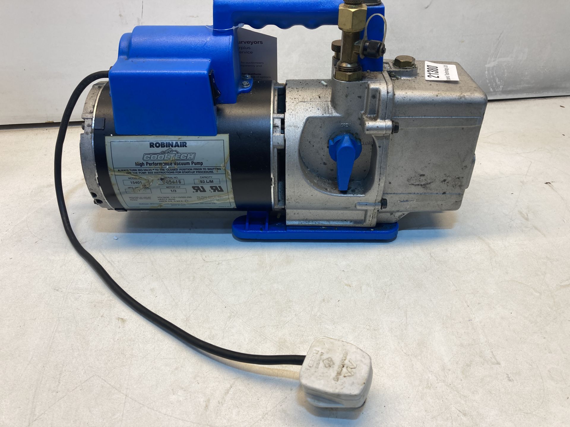 Robinair Cooltech High Performance Vacuum Pump