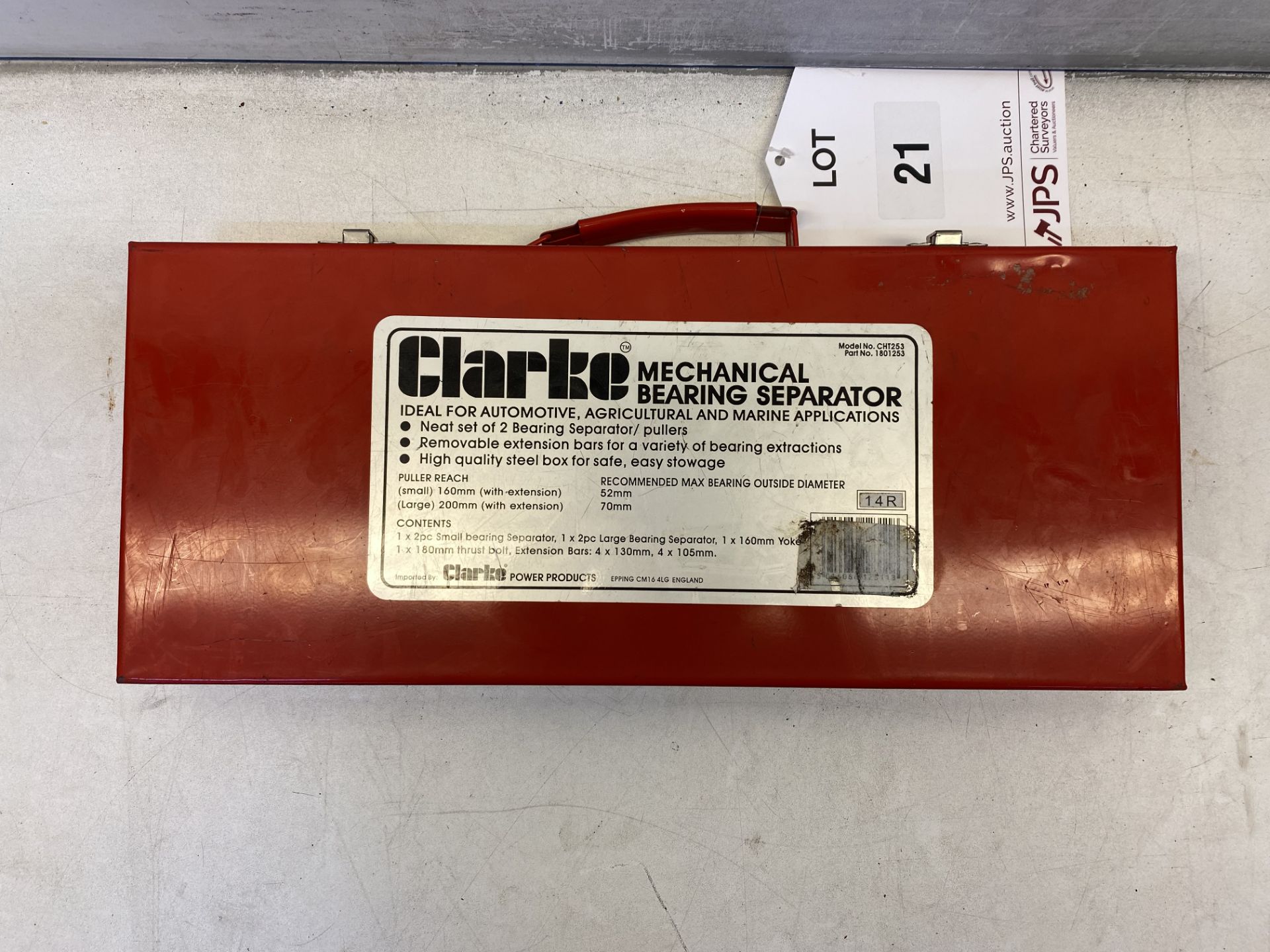 Clarke Mechanical Bearing Separator | Incomplete