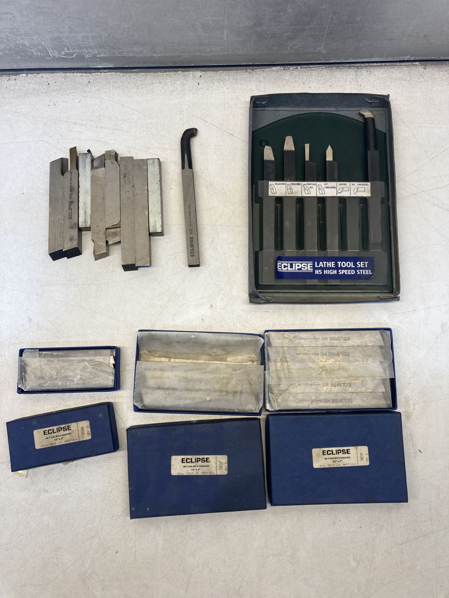 Various Mixed Eclipse Lathe Toolbits For Steel