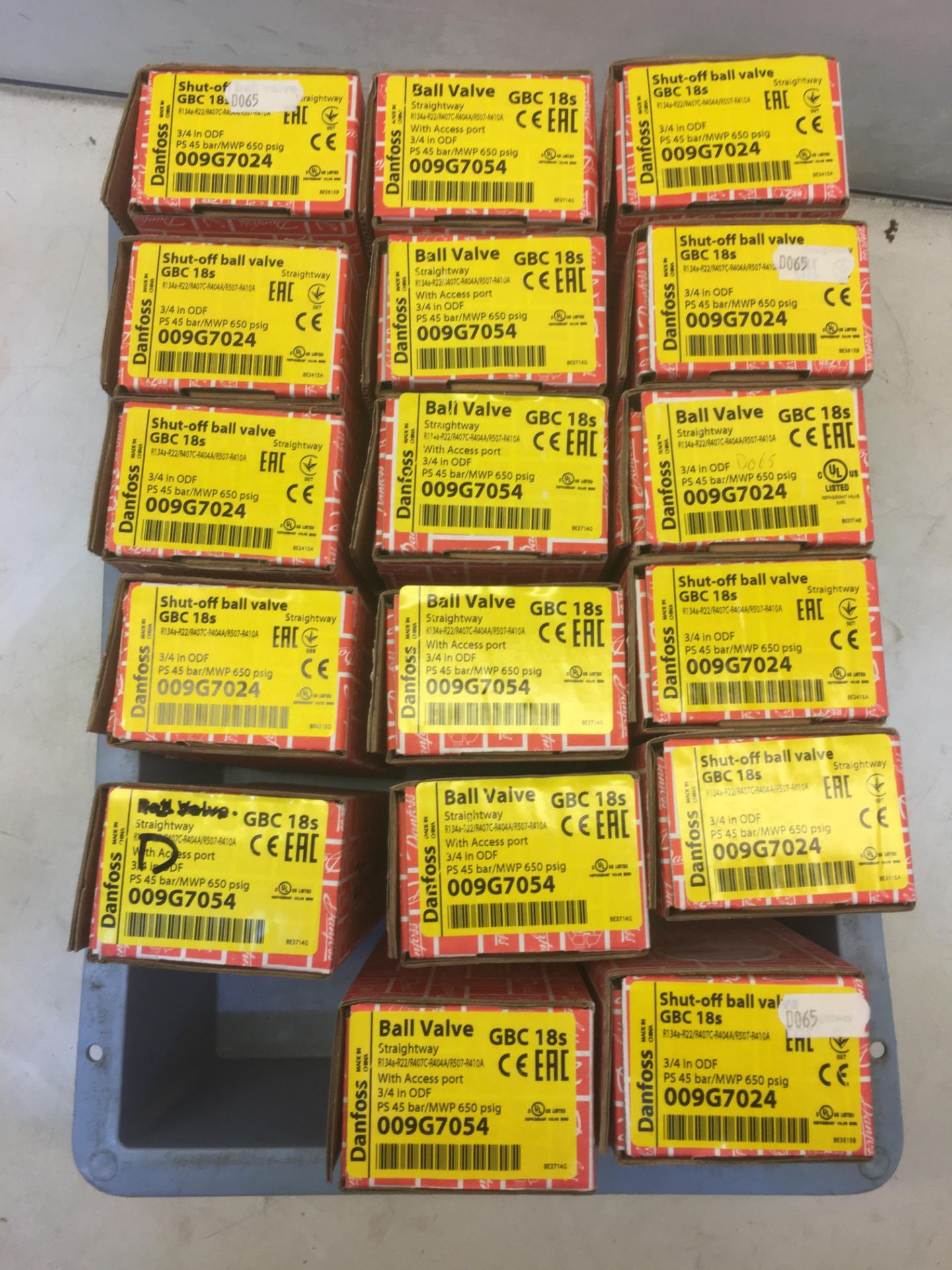 17 x Danfoss Ball Valves As Listed - Image 2 of 4