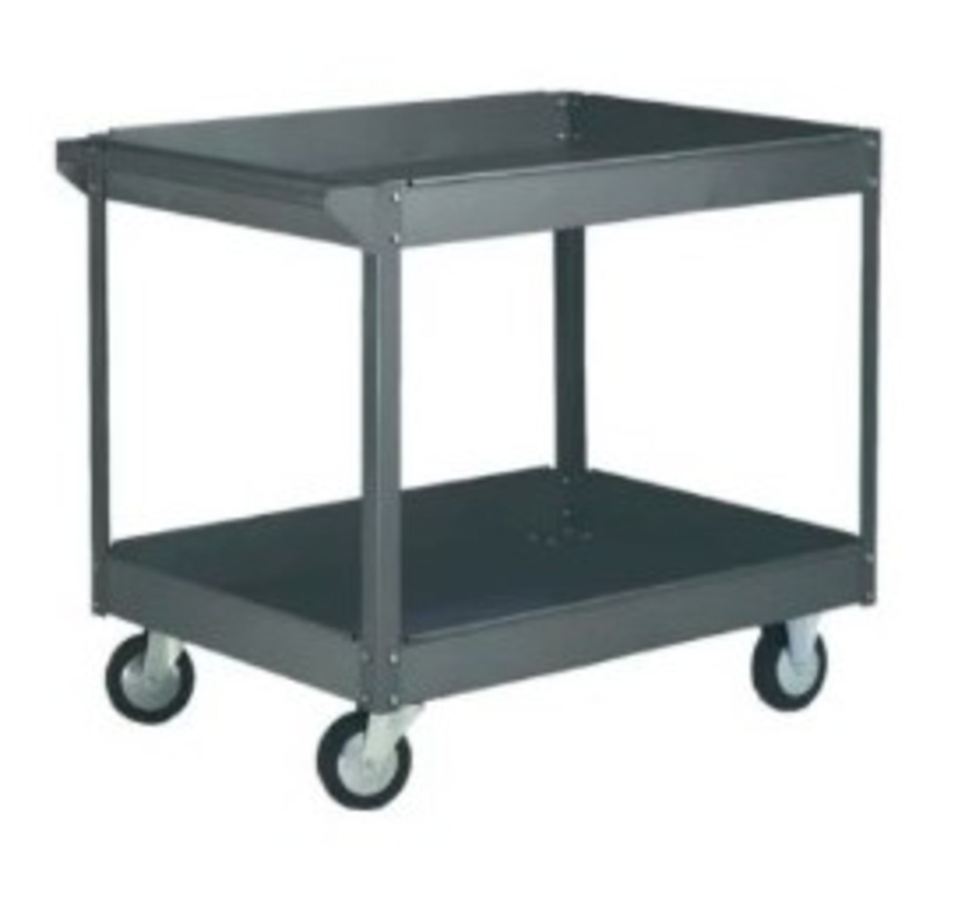 10 x RS-PRO 2 Shelf Metal Trolley