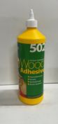 5 x EverBuild PVA Wood Adhesive | 1L Bottles