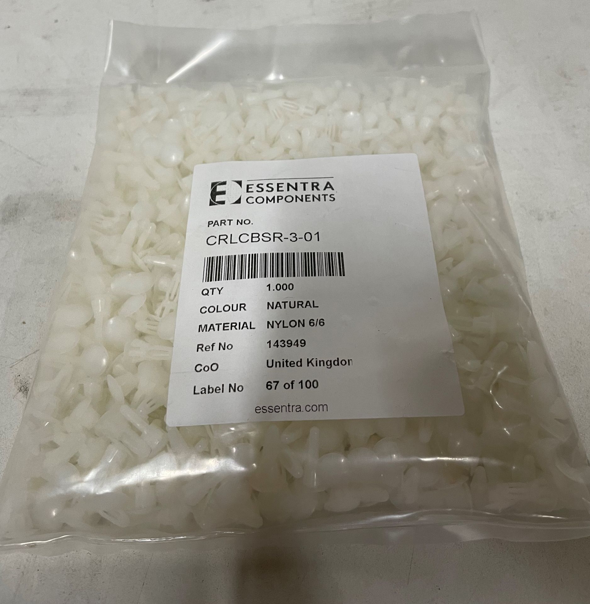 Approximately 20000 x Essentra Components Nylon Pree Studs