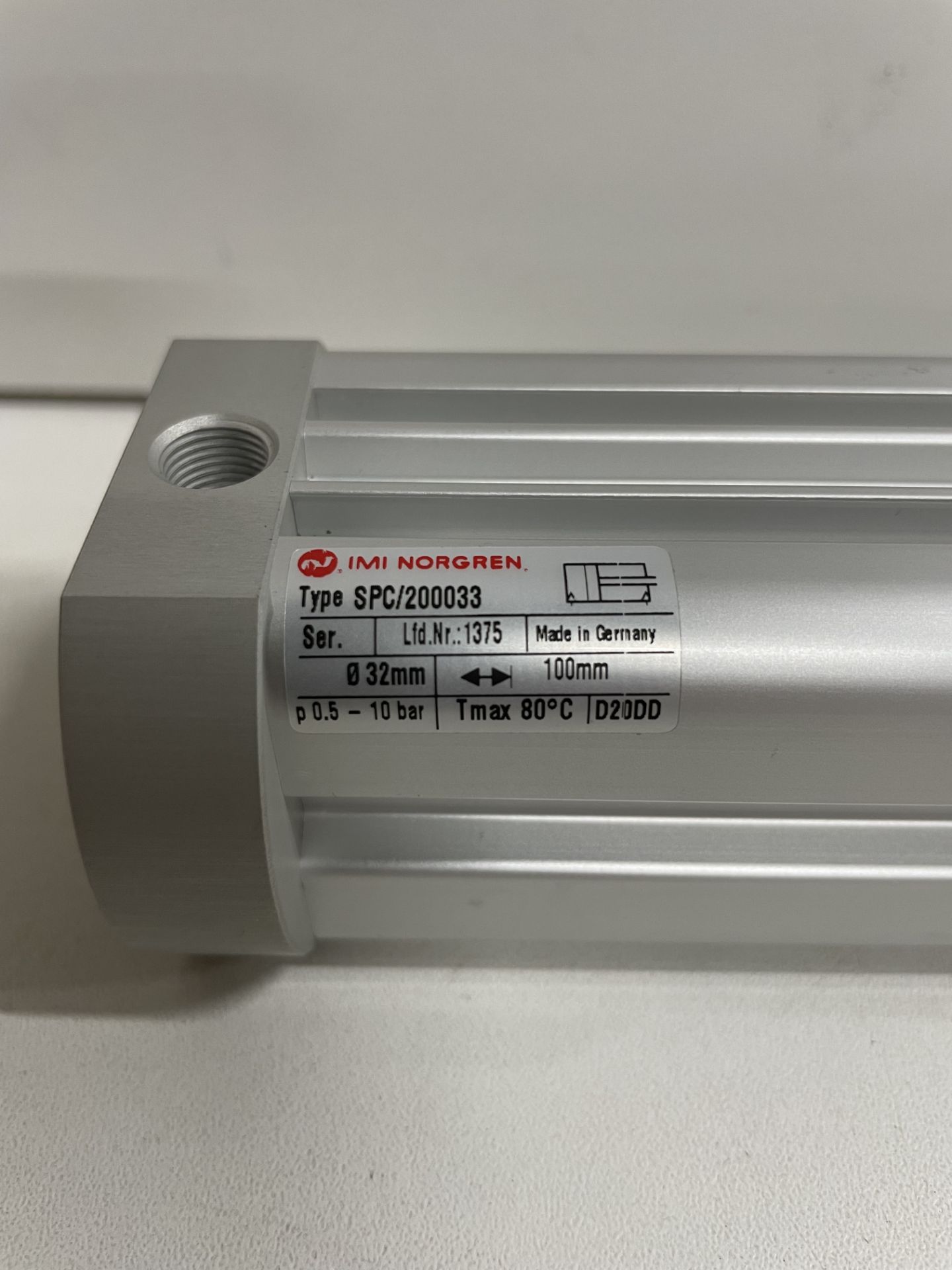 7 x 25 IMI NORGREN SPC/200033 Single Acting Cylinder | 100mm Stroke - Image 2 of 4