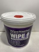 42 x Buckets of WipeMaster Wipe 9 IPA Isopropyl Wet Wipes