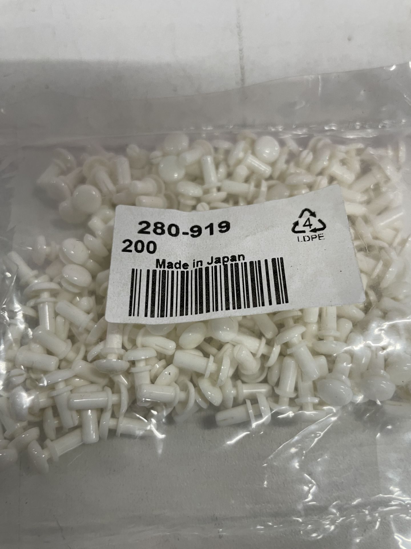 50 x Bags Richo Nylon Snap Rivet | 200 pcs per bag - Image 2 of 2