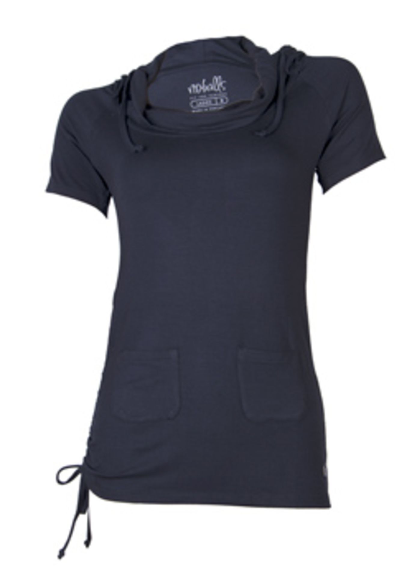 2 x Bamboo Hooded Short Sleeved Tops | XS - Image 2 of 2