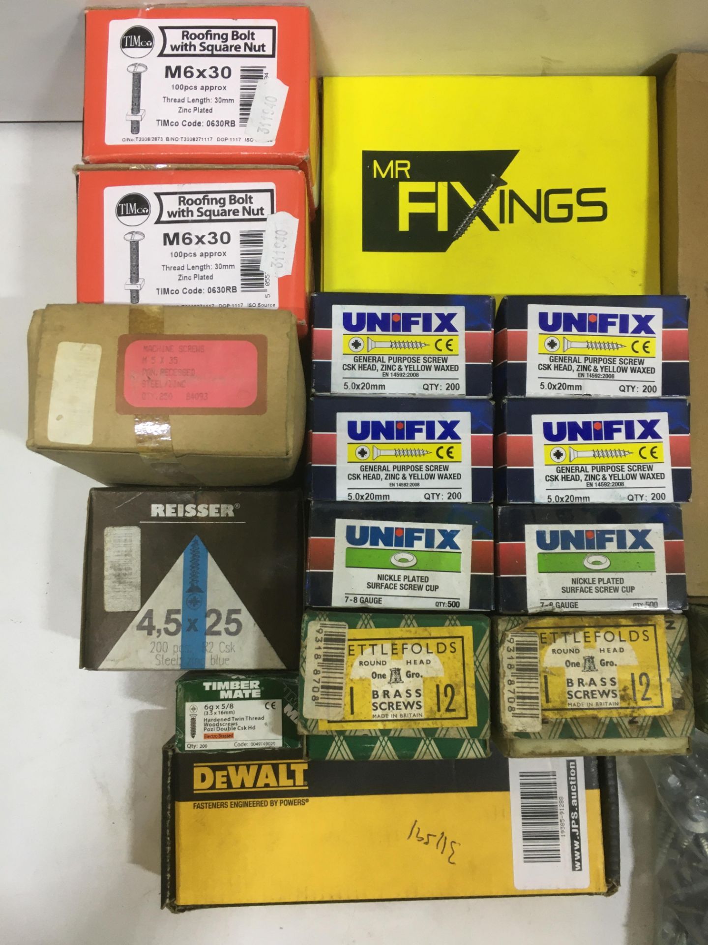 Quantity of Various Fixings | Screws | Bolts | Screw Cups - Image 2 of 4