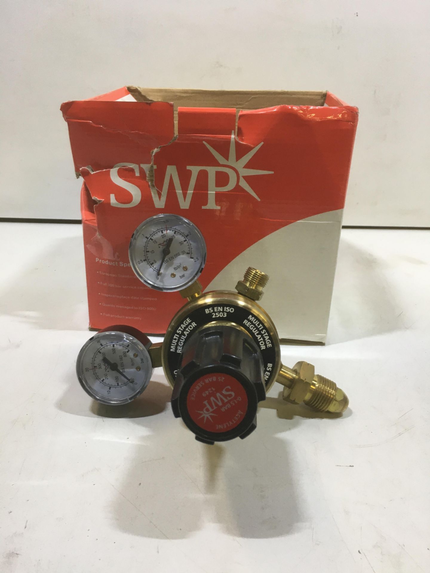 SWP 1249 Multi Stage 2G Acetylene Regulator | 10 Bar - Image 3 of 3