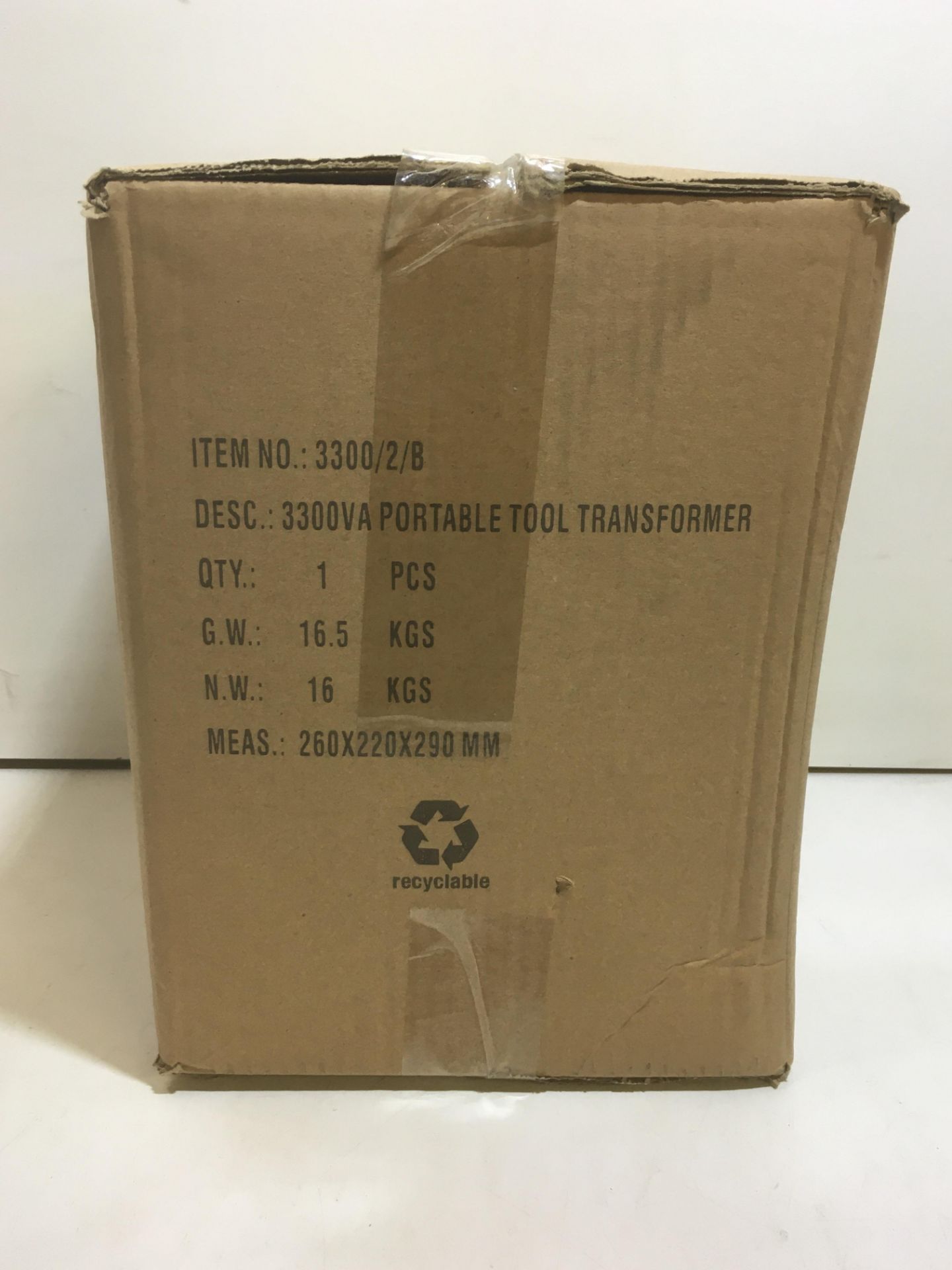 2 x Briticent Site Electrics 3kVA Portable Site Transformer | 3300/2/B - Image 2 of 2