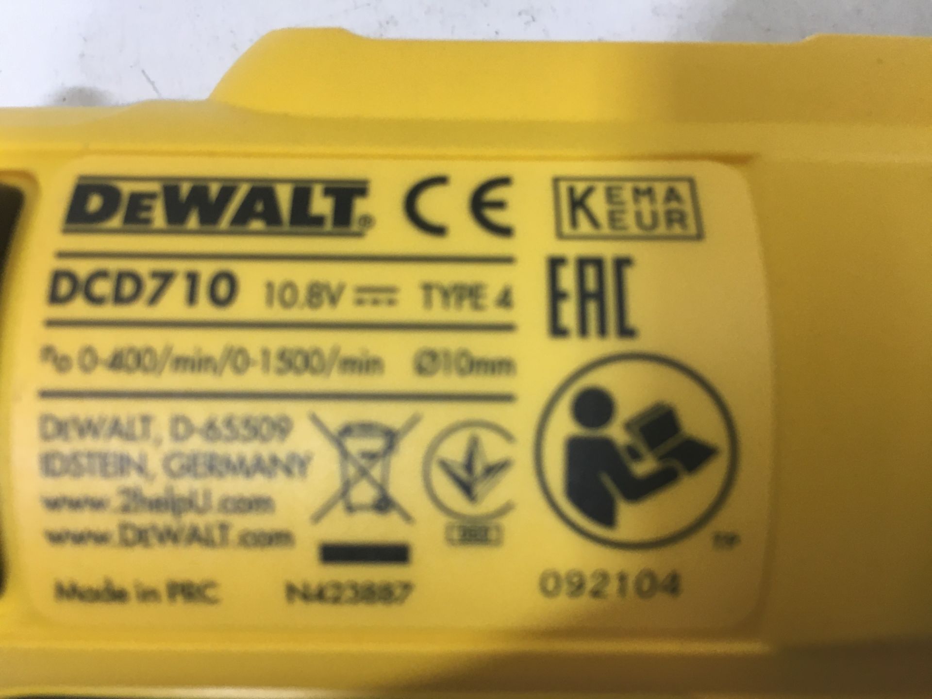 DeWALT DCD710 Combi-Drill BODY ONLY | 10.8V - Image 3 of 3