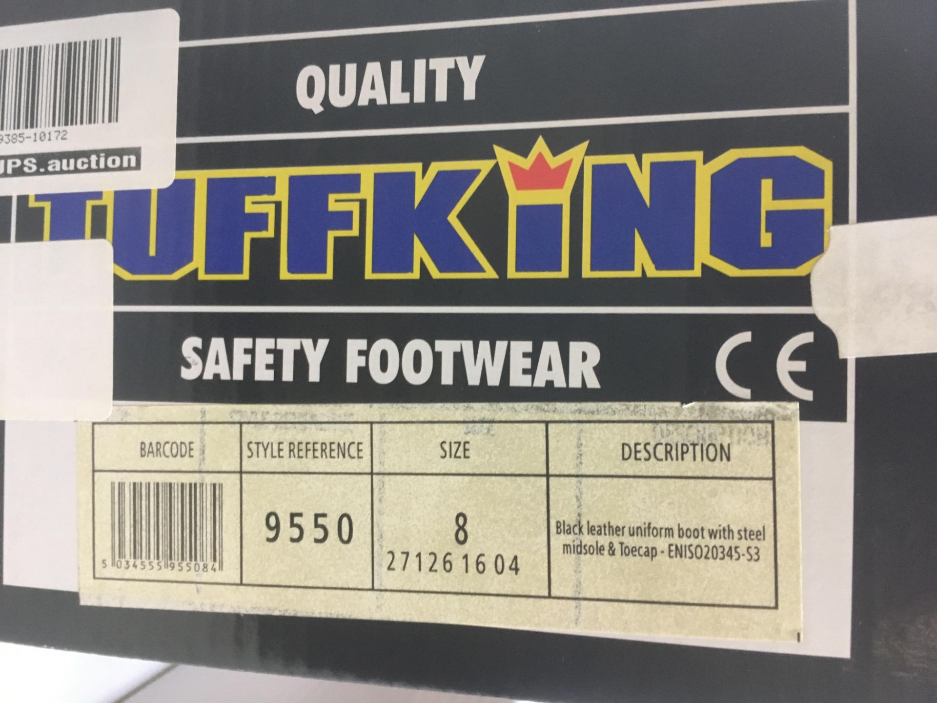 Tuffking Safety Boots | Size 8 - Image 4 of 4