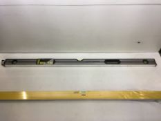 2 x Metal Spirit Levels | 72''/1800mm & 1200mm/48'' | Stanley | Rolson