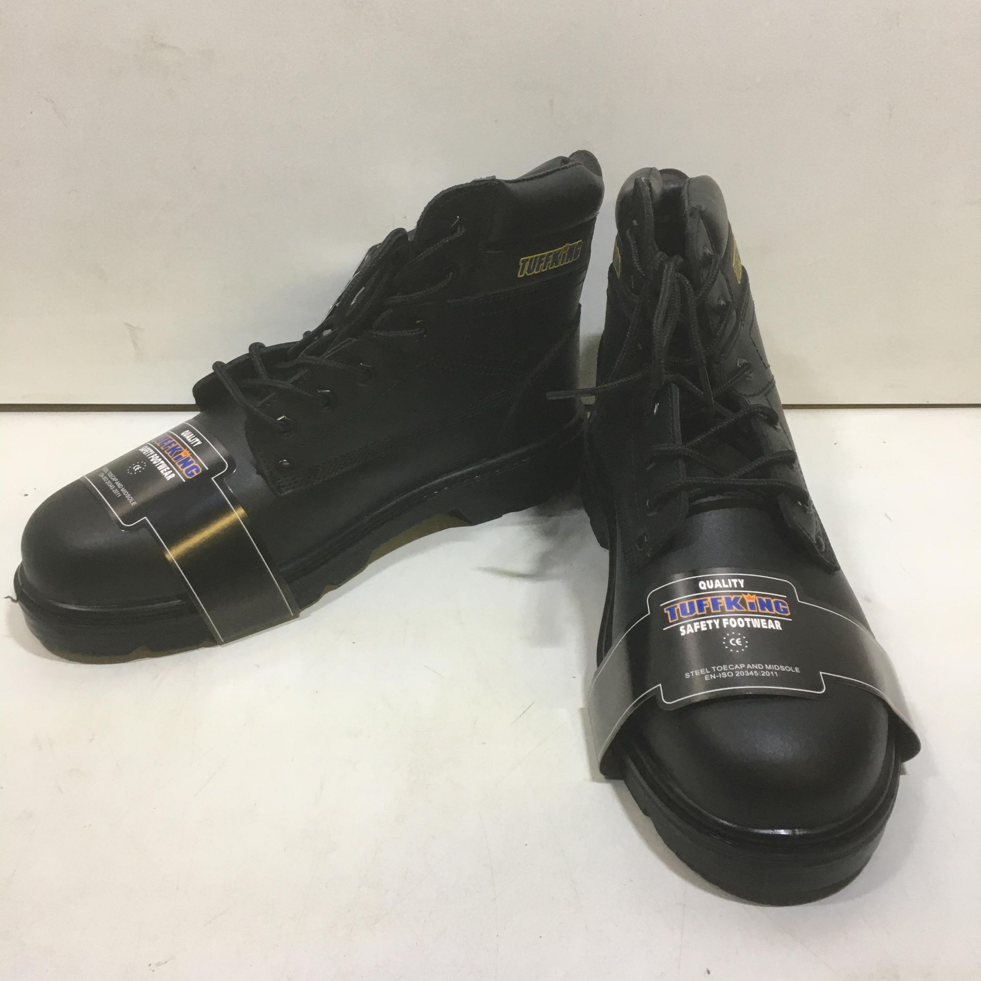 Tuffking Safety Boots | Size 8 - Image 2 of 4