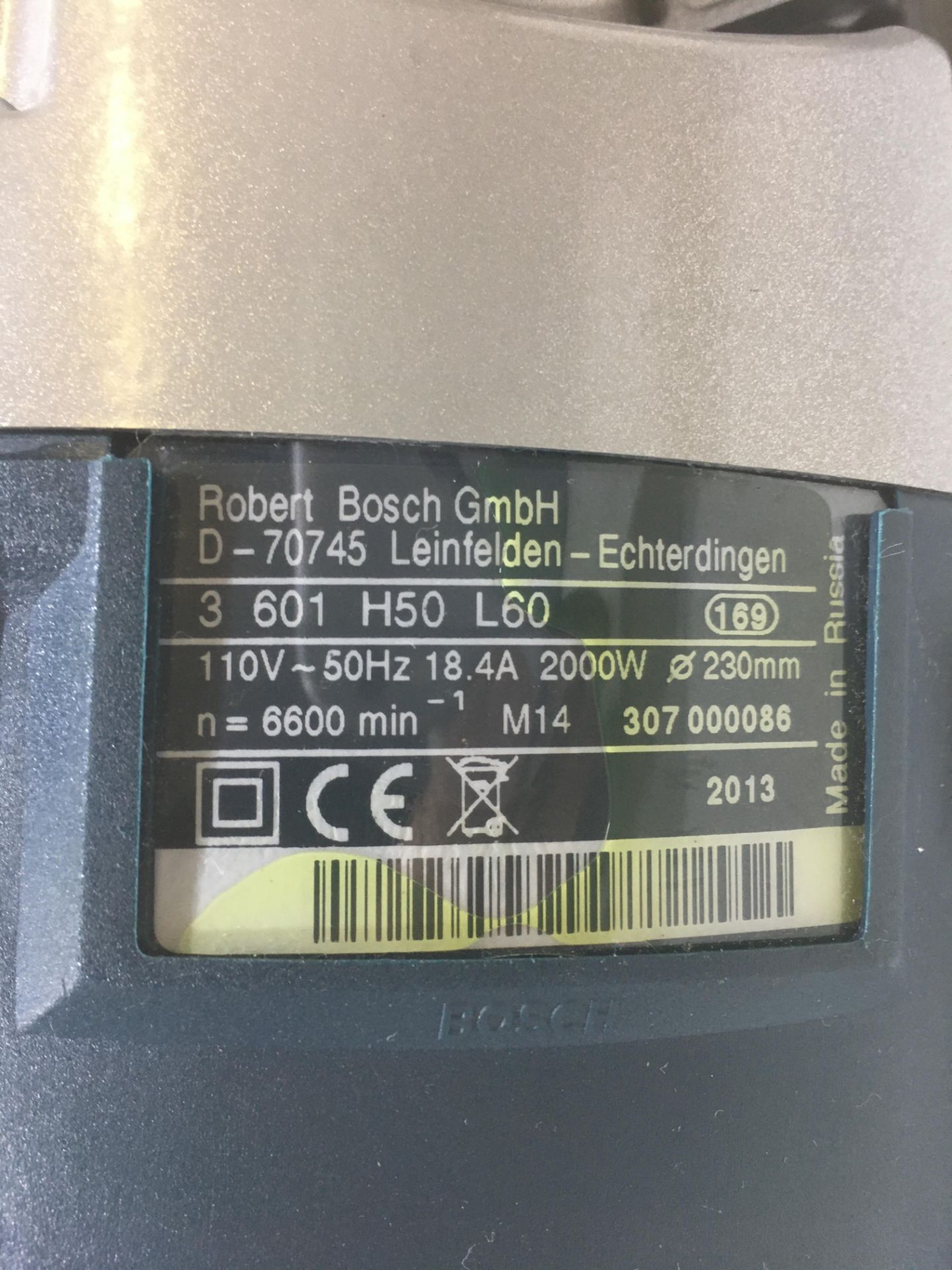 Bosch GWS 20-230 H Professional 110v Grinder - Image 4 of 6