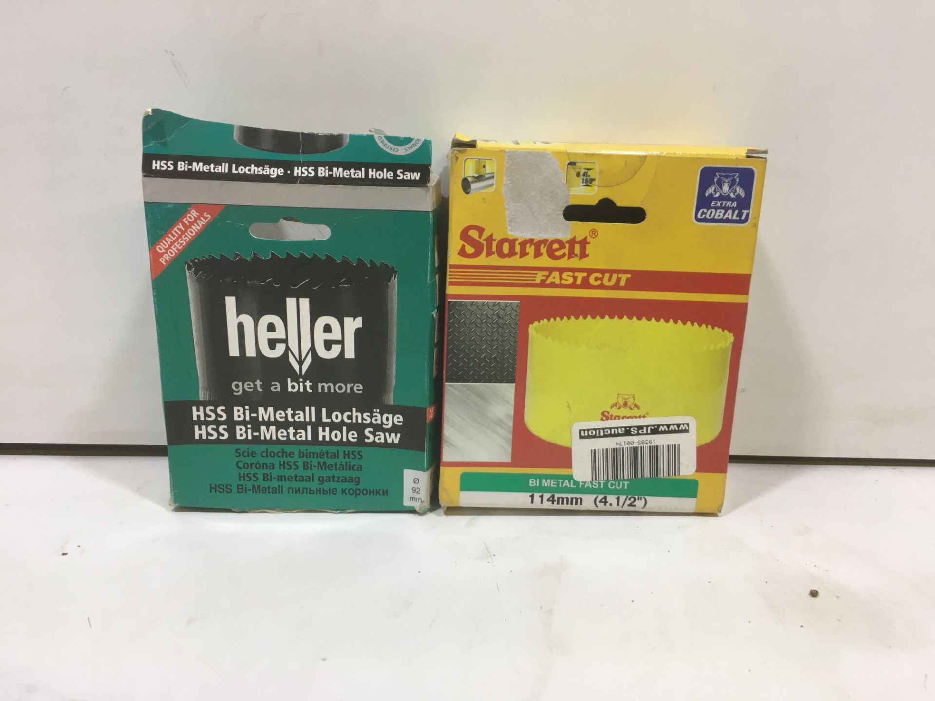 2 x Bi-Metal Hole saws | Heller | Starrett