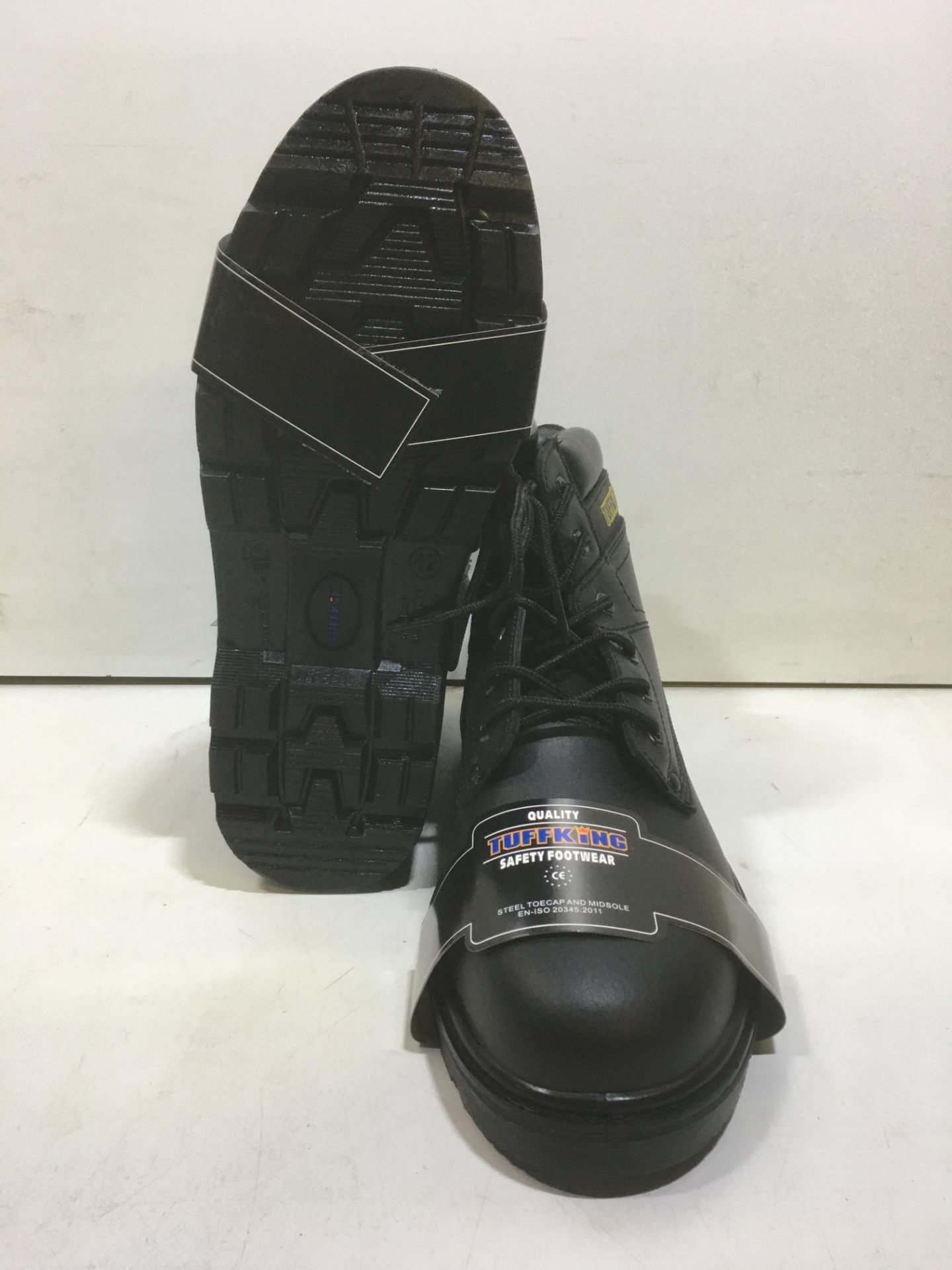 Tuffking Safety Boots | Size 8 - Image 3 of 4