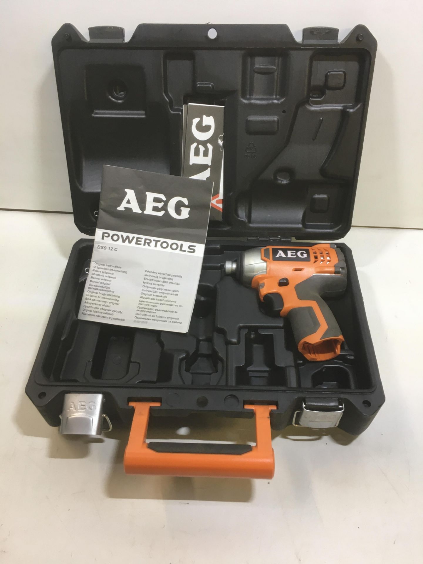 AEG BSS12C Impact Driver in Case