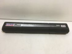 Sealey AK624B Micrometre Torque Wrench 1/2in Sq. Drive Calibrated Black Series