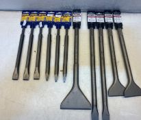 11 x Various Reisser & Irwin Chisels