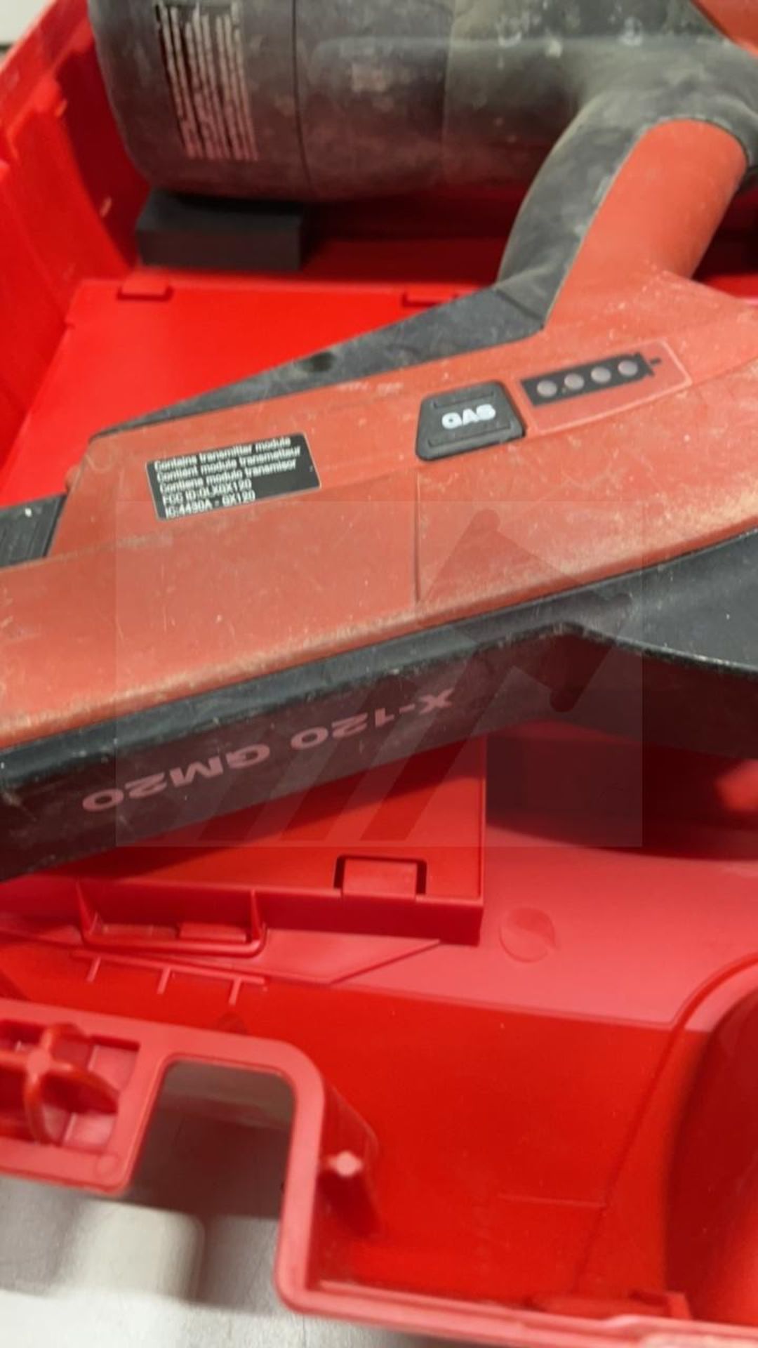 HILTI GX120 Gas Nailer w/Single Power Source for Metal Track, Electrical, Mechanical & Building Cons - Image 4 of 5